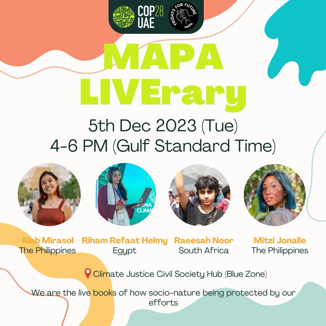 COP 28 Story telling Liverary most affected people and areas presenting lived experiences of women facing climate change